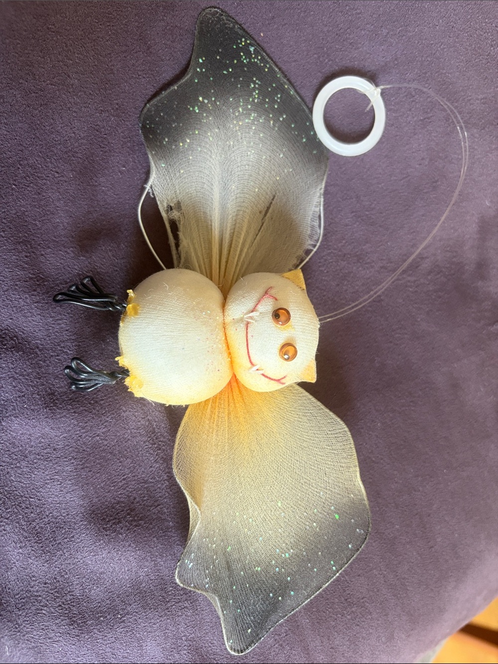 Googly eye Bat hanging decoration